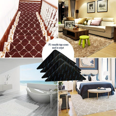 Rug Gripper Double Sided Non Slip Rug Pads Washable Area Rug Pad Carpet Tape