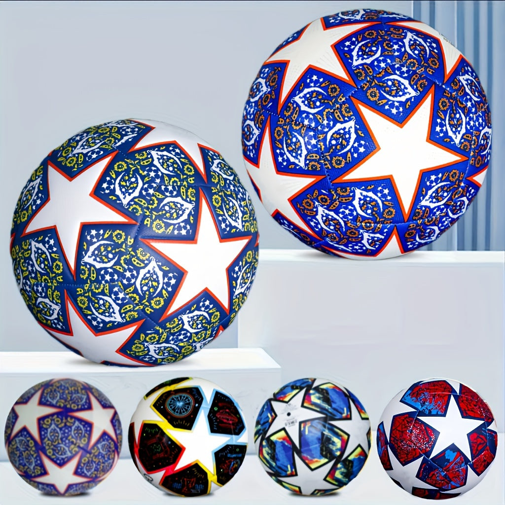 1pc No 5 PU Soccer Ball for Outdoor Competition Training