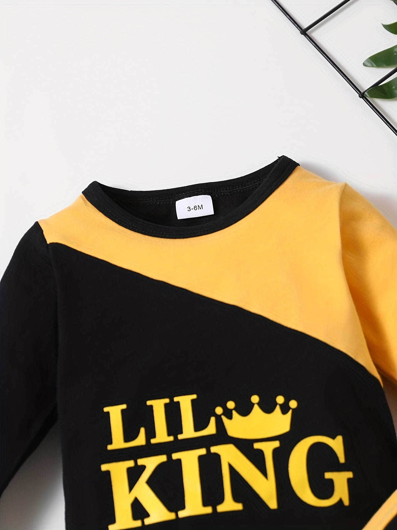 Baby Boys LIL KING Sweatshirt & Pants Set Kids Casual Clothes
