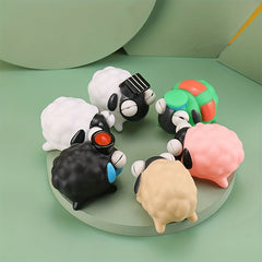 Kneading Music Sheep Toy Stare Eyeball Decompression Squinting Tricky Prop