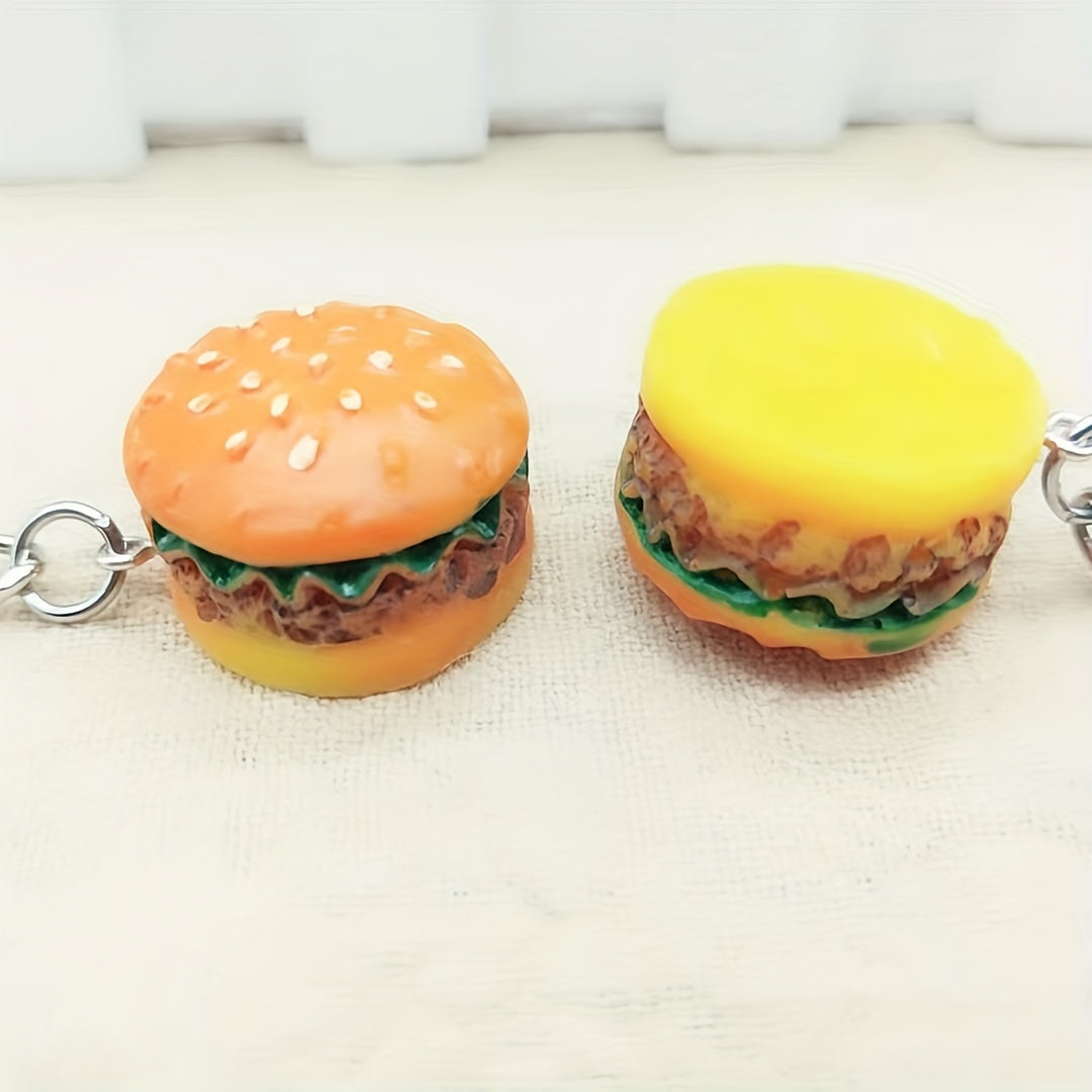 Hamburger Keychain Fun Gift for Kids