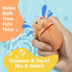 Baby Bath Toys Animal Sprayer Sensory Tub Toys for Toddlers Water Play