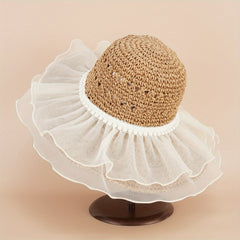 Lace Big Brim Hat Summer Beach Sun Protection Sun Hat