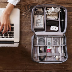 Electronics Travel Organizer Portable Electronics Accessories Case