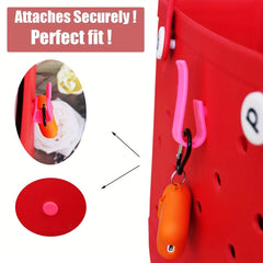 2 Pcs Plastic Bag Hooks Lightweight Mini Durable Beach Bag Accessories