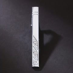 1pc Five Artificial Diamonds Tie Clip