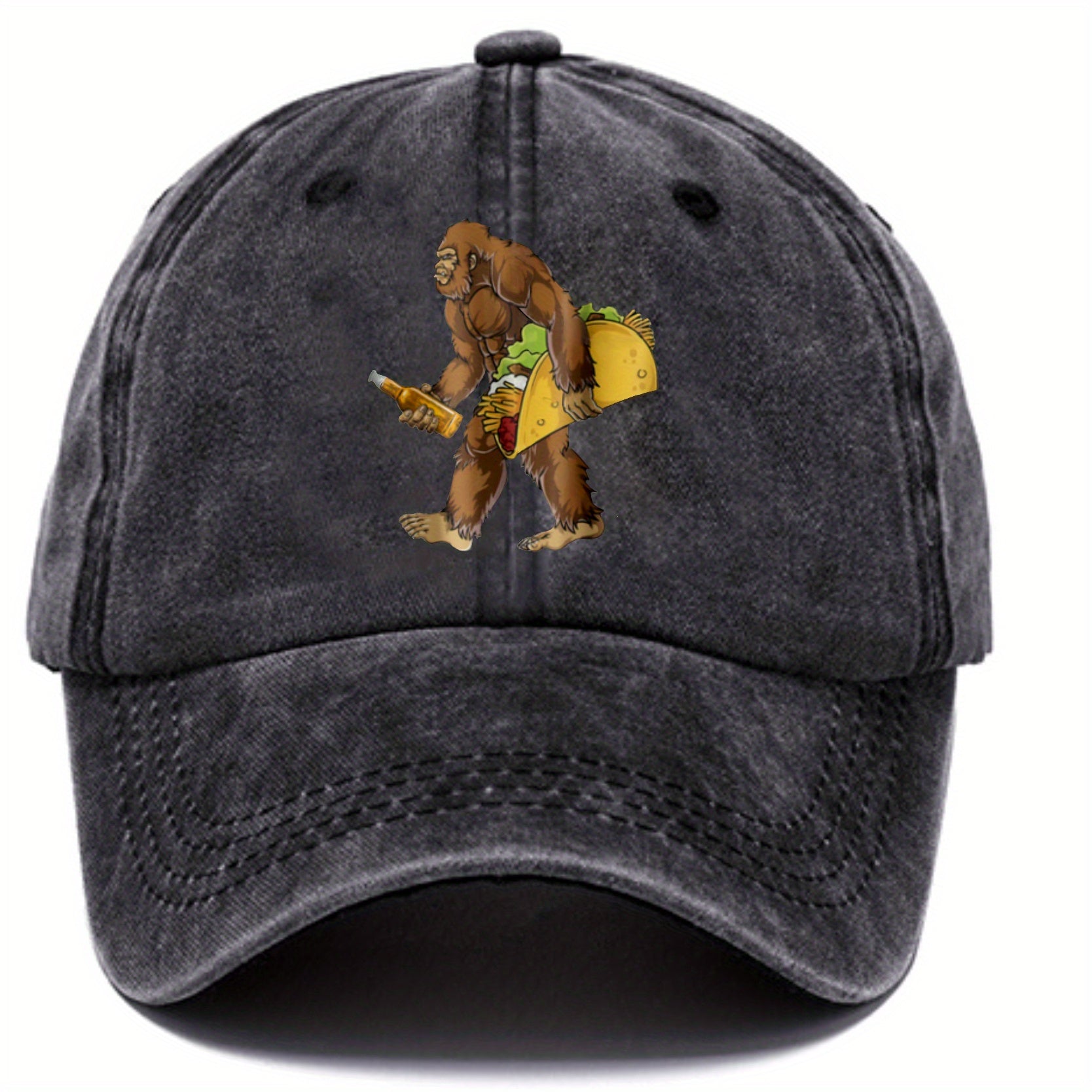 Washed Cotton Baseball Cap Adjustable Sun Hat