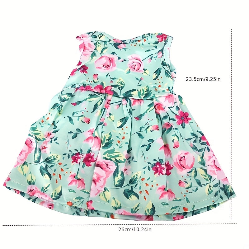 18 Inch Doll Skirt Set with Dress and Underwear