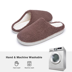 Men's Memory Foam Warm Fleece Comfortable House Slippers Winter