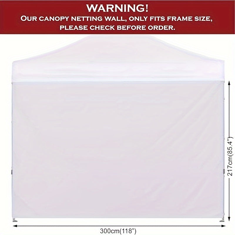 Sunshade Sidewall For Pop Up Canopy Instant SunWall