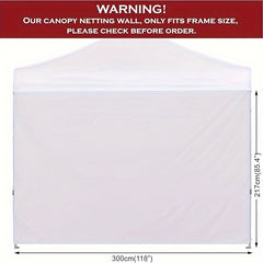 Sunshade Sidewall For Pop Up Canopy Instant SunWall