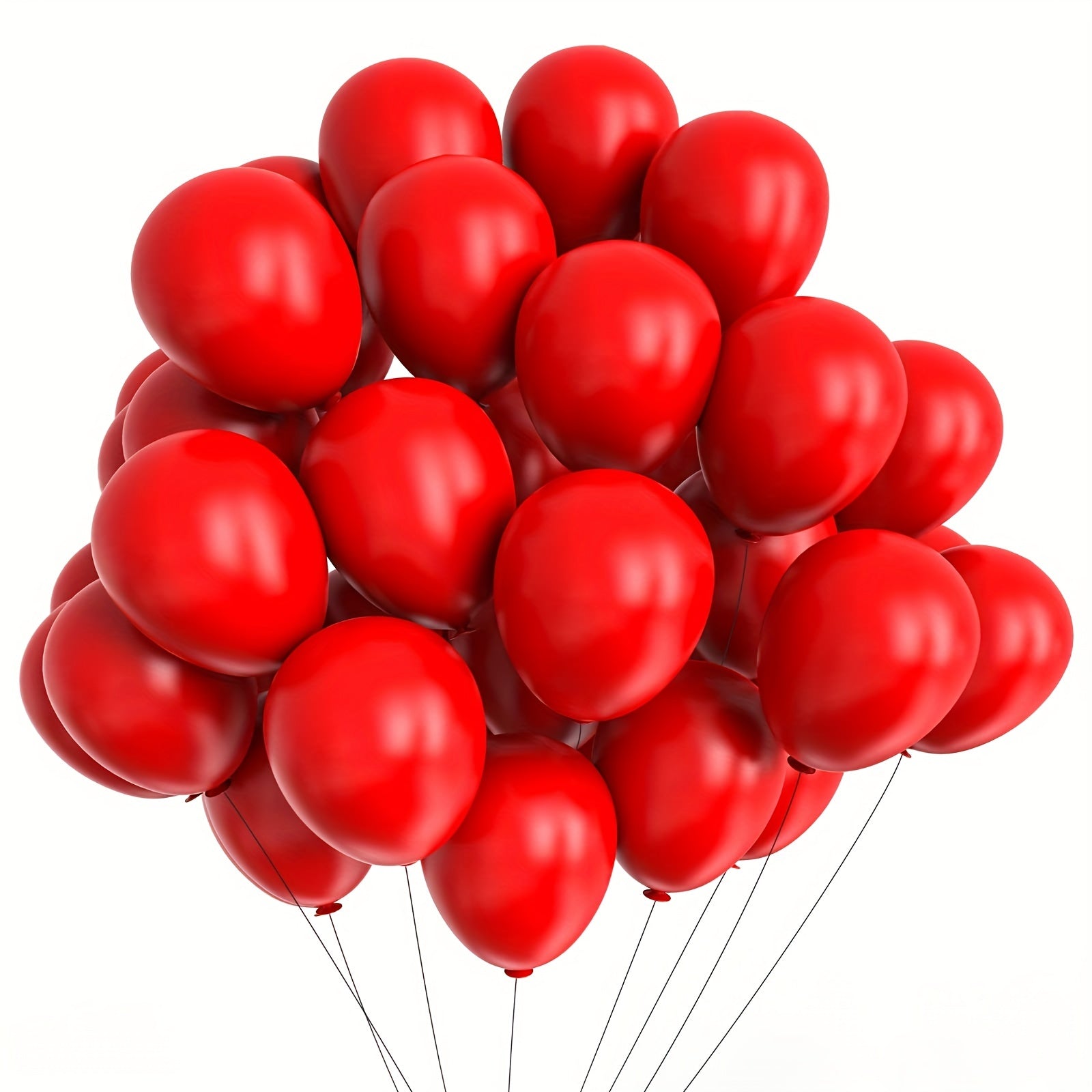 50pcs Matte Red Latex Balloons 12 7 Cm for Party Decorations
