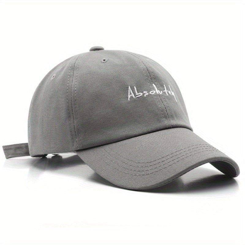 Men's Letter Embroidery Baseball Cap