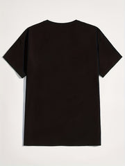 STAY TRUE Graphic Crew Neck Active T-shirt Men's Casual Comfy Tee