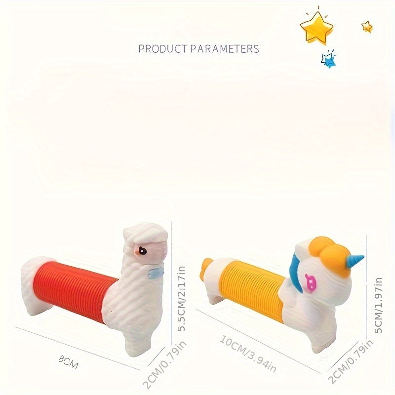 Unicorn Telescopic Tube Toy for Fun and Venting