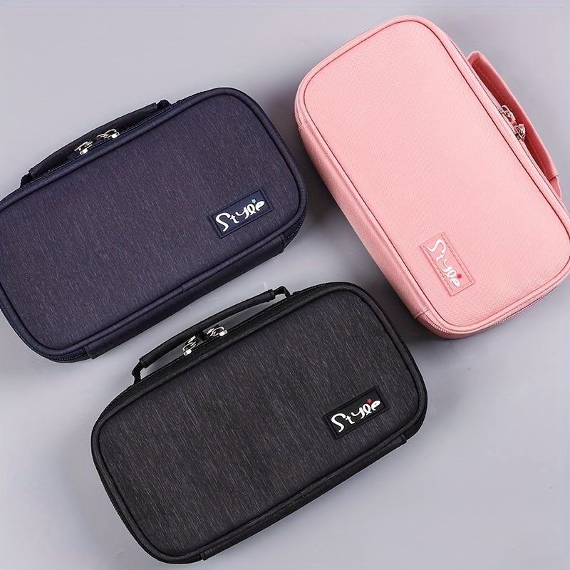Large Capacity Pencil Case Handheld Stationery Case