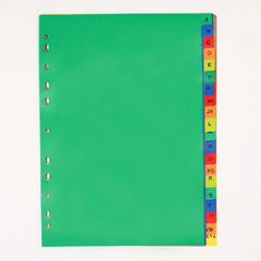 21pcs Multicolor Tab Dividers For 3 Ring Binder Letter Size