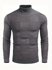 Slim Fit Turtleneck Pullover Sweater for Men