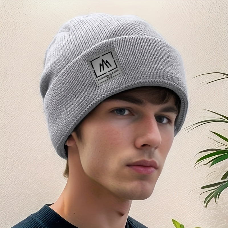Winter Thicken Knitted Hat Windproof Brimless Hat