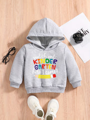 Baby Boys Sweatshirt Hoodie KINDERGARTEN Print Pullover