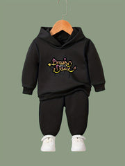 OERYUI Letter Print Hoodies Jogger Set Girls Boys Spring Fall Christmas Gift