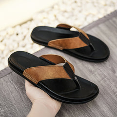 Men's Thong Sandals Non Slip Flip flops Shoes Toe Post Slides