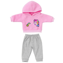 Colorful Pony Doll Clothes for 17-Inch Dolls - Hoodie Pants