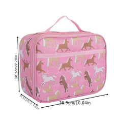 Cartoon Lunch Insulation Bag Oxford Cloth Fresh Cooler Bag For Camping Picnic