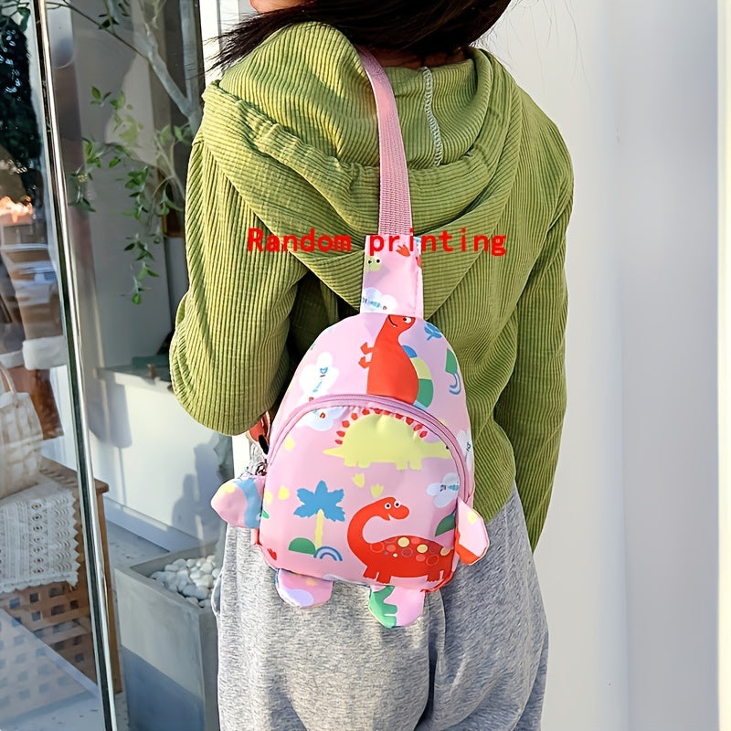 Kids Dinosaur Chest Bag Coin Purse Shoulder Bag Daypack