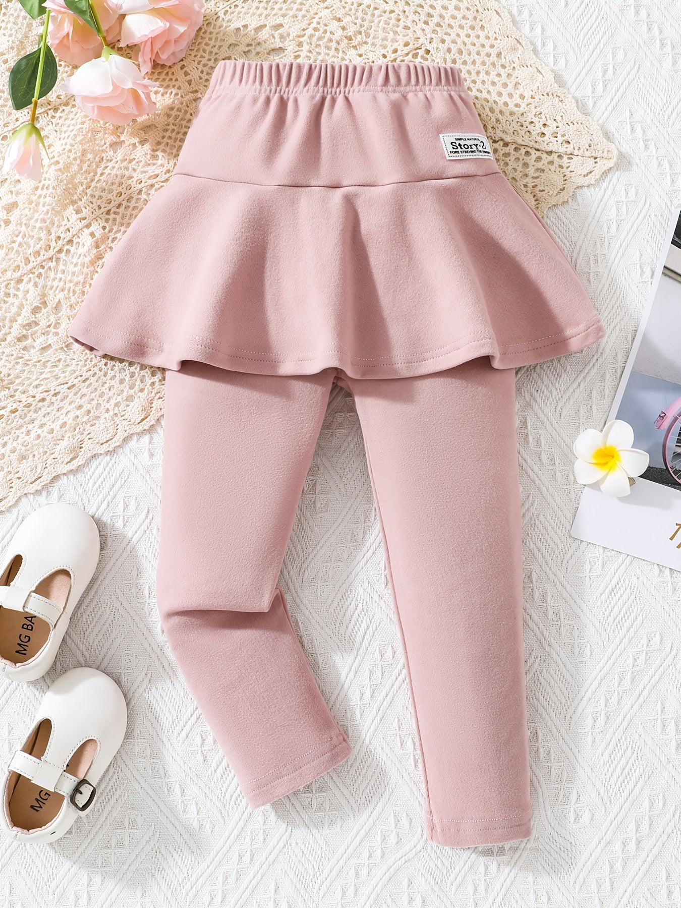 Girls Logo Skort Legging Slim Fit Culottes