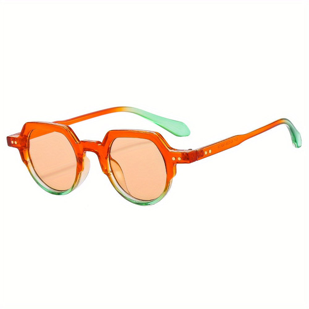 Retro Round Frame Sunglasses for Party