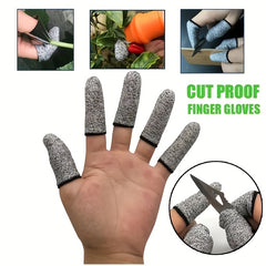 100pcs Cut Resistant Finger Covers Non Slip Protector