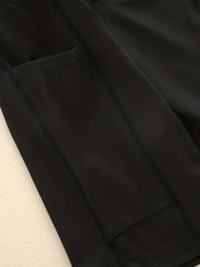 High Waist Butt Lifting Biker Shorts with Pocket for Women