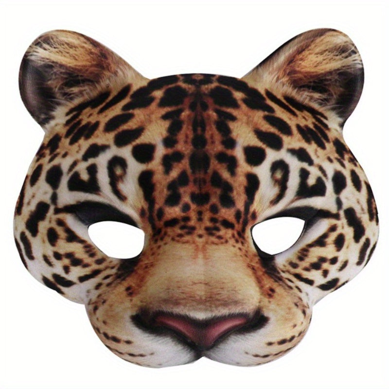 2pcs Halloween Masks Party Props Half Face Animal Carnival Party Dance Role Play