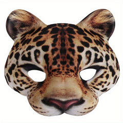 2pcs Halloween Masks Party Props Half Face Animal Carnival Party Dance Role Play