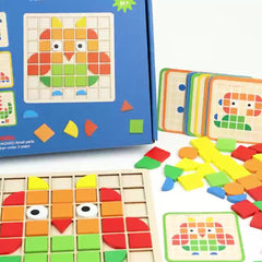 3D Jigsaw Puzzle for Kids Wooden Logic Game
