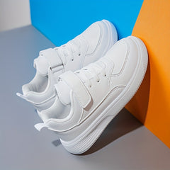 Boys Skate Shoes Hook Loop Fastener Comfy Anti skid Sneakers