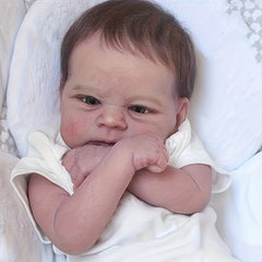 18in Soft Cloth Body Reborn Baby Doll Girl Princess Toy for Kids Dress Up