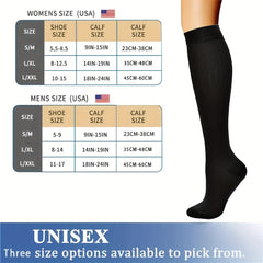 4 Pairs Copper Compression Socks Improve Circulation Reduce Swelling Relief Pain