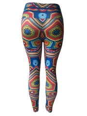Geometric Print High Waist Sports Leggings