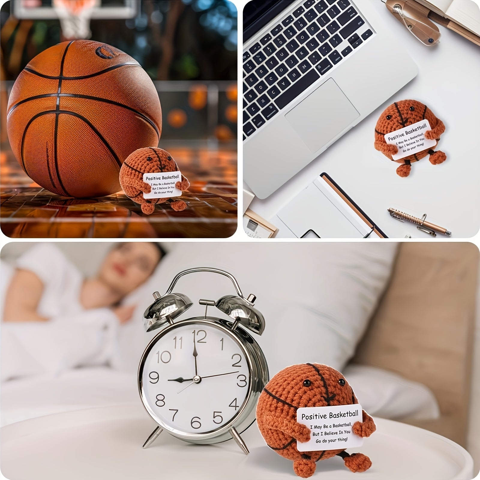 Basketball Crochet Knitted Doll Gift for Athletes