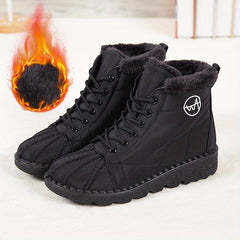 Women's Waterproof Snow Boots Warm Non slip Medium Tube Snow Boots