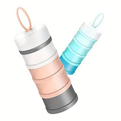 2pcs Portable Formula Containers Pink