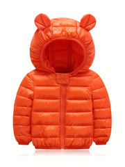 Toddler Kids Down Puffer Jackets With Hood Lightweight Warm Winter Coat