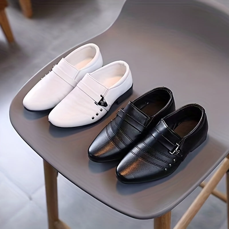 Boys Monk Loafers Wear resistant Non Slip Comfy Casual Shoes