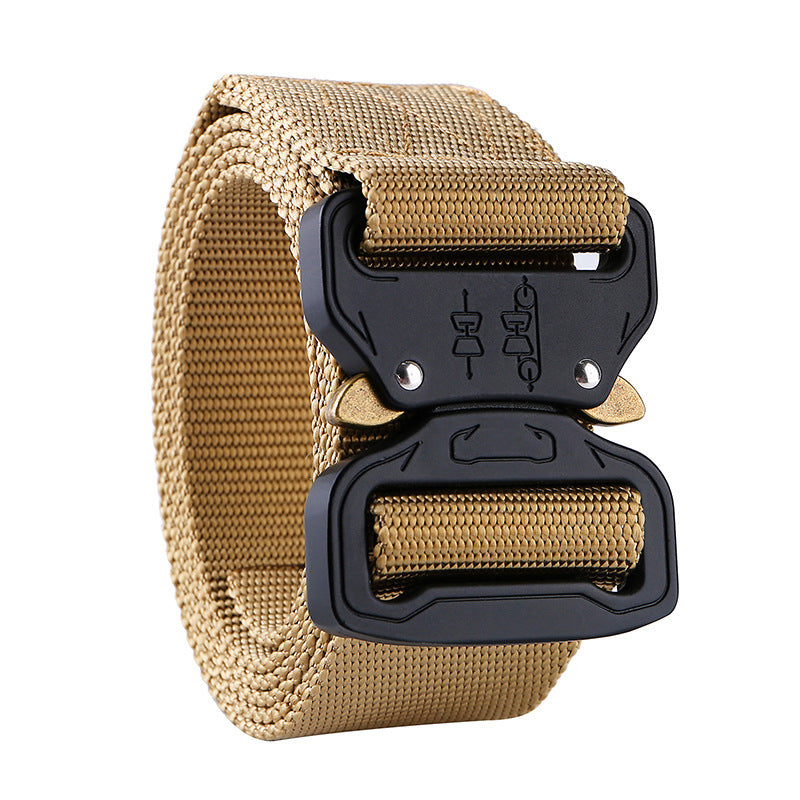 Nylon Tactical Belt Quick Release Buckle Elastic