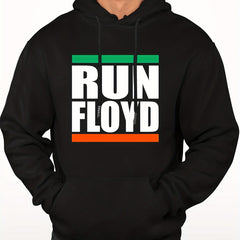 Men's Letter Print Hooded Sweatshirt Drawstrings