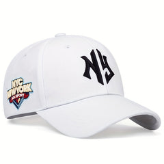YORK Embroidery Baseball Cap Casual Adjustable Sun Hat Unisex Hip Hop Dad Hats