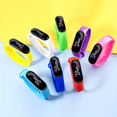 LED Bracelet Watch Touchable Kids Sports Wrist Watch