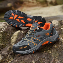 Men's Breathable Hiking Sneakers Non Slip Outdoor Shoes